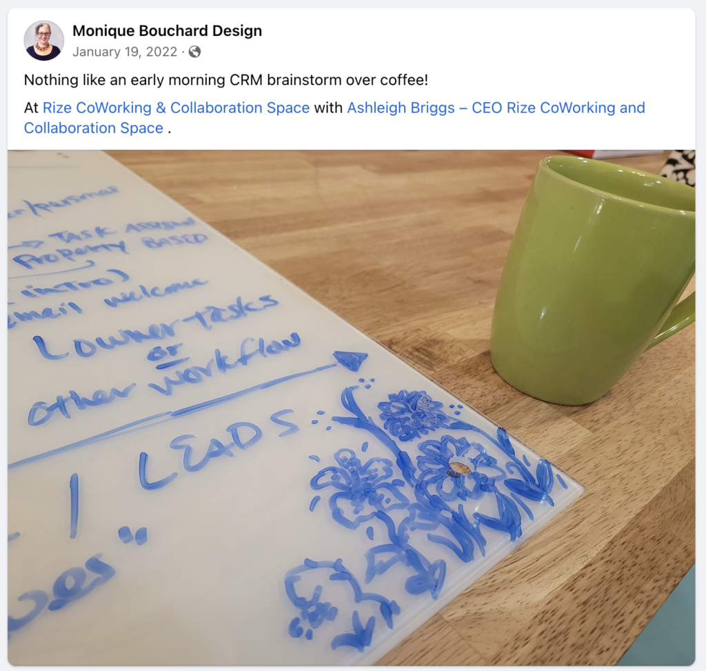 Madame History social post